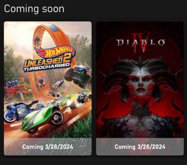 فردا دو بازی Diablo IV و Unleashed 2 به سرویس محبوب گیم پس آلتیمیت اضافه میشن